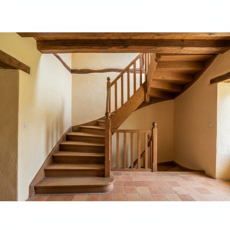 Escalier intérieur tournant sans monte-escalier en Provence-Alpes-Côte d'Azur